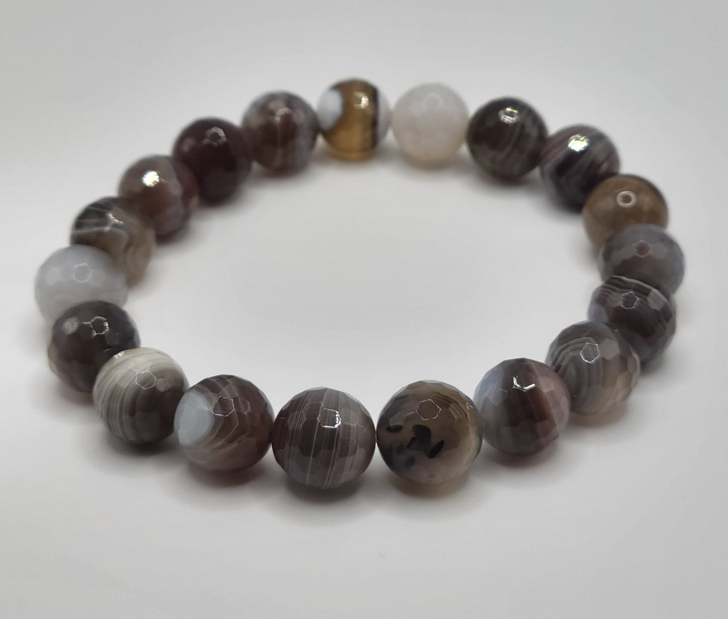 Botswana Gemstone Bead Bracelet