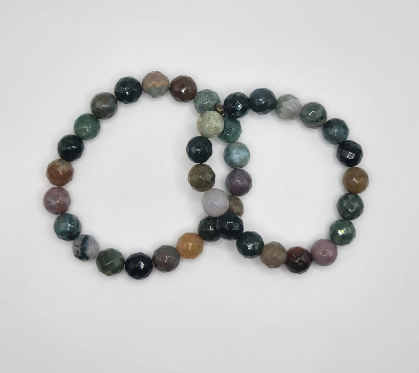 Fancy Jasper Gemstone Bead Bracelet