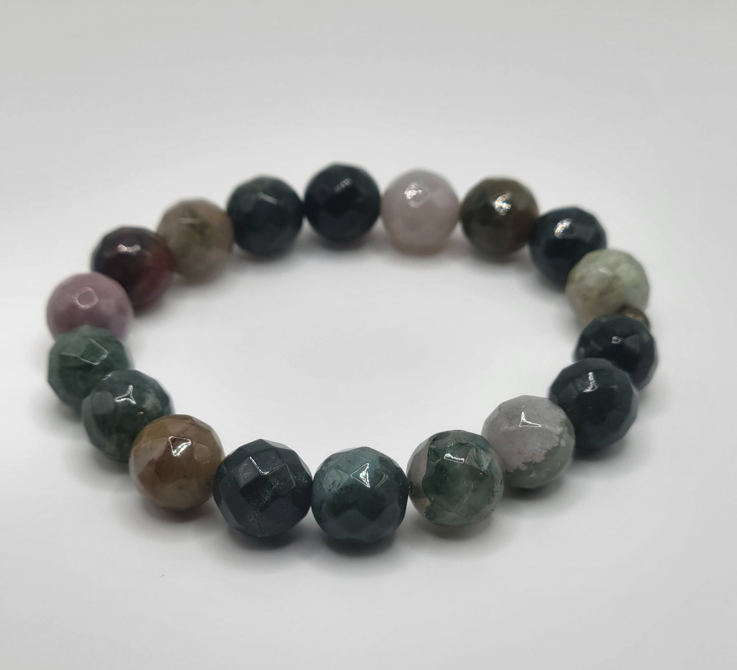 Fancy Jasper Gemstone Bead Bracelet