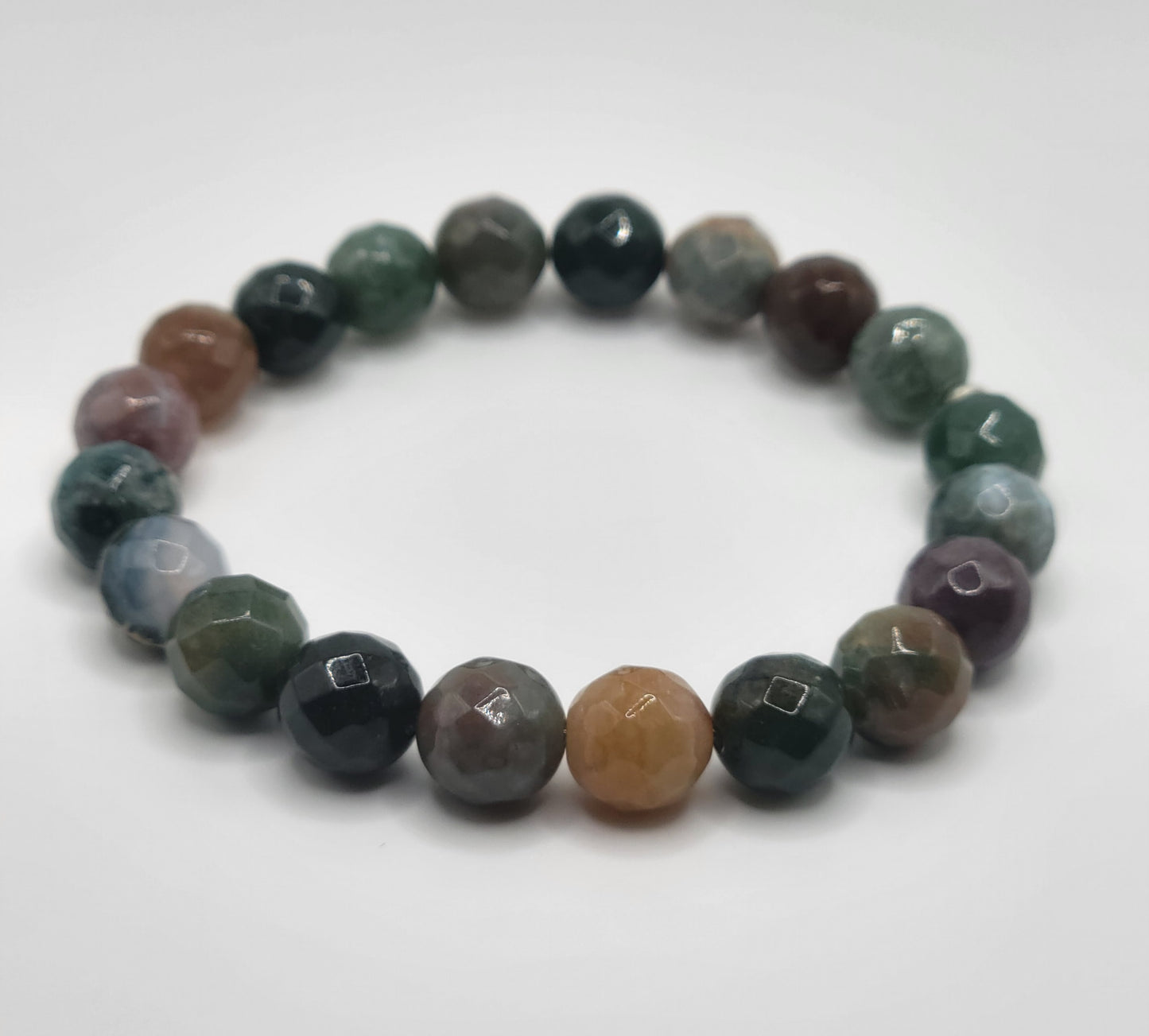 Fancy Jasper Gemstone Bead Bracelet